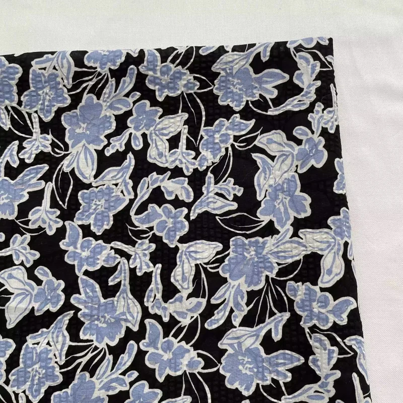 

Black Cotton Fabric Handmade Clothing DIY Home Shirt Skirt Clothing Fabrics