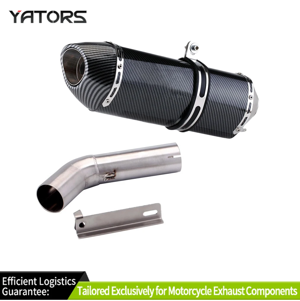 

Exhaust SystemsFor Benelli 752 BJ750GS Motorcycle Exhaust Middle Link Pipe Slip On 51mm MufflerExhausts Pipes