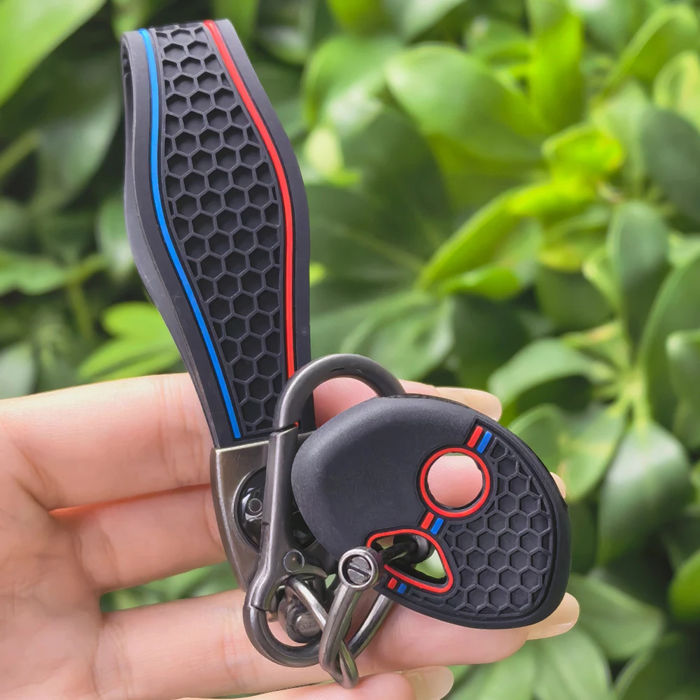 For BMW K1200S R1200 R RT K1300R K1300S S1000 R RR F650GS F800 R GS ST Motorcycle Silicone Case Shell & Keychain Key Ring