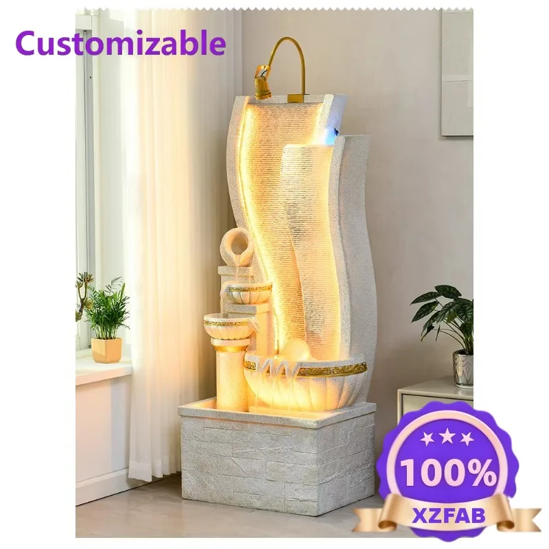 Factory Direct 2026 European Style Outdoor Water Fountain Garden Ornament Water Feature Decoration Creative Craft Home Figurines