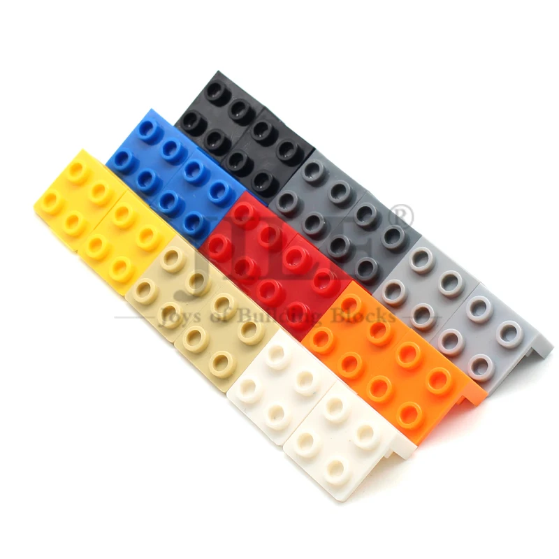 20 Stück MOC 99207 Halterung 1x2 2x2 Umgekehrte Bausteine DIY Figur Standfuß Ausstellungsplatte Montage-Bausteine Konstruktionsspielzeug