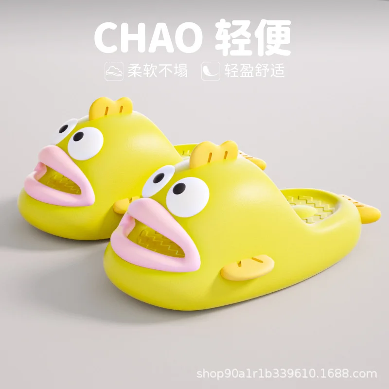Zapatillas de Anime Ugly Fish Hangyodon Sanrios Kawaii para mujer