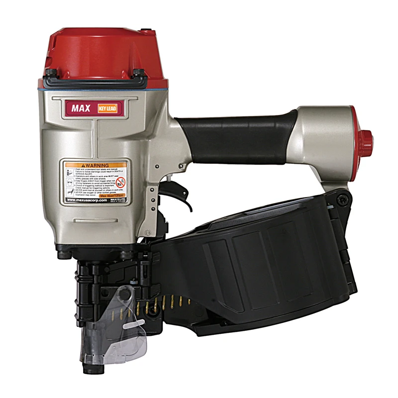 Industrial Air Telhado Bobina Nailer Pneumático Pistola de Pregos Max Design Cn70 Heavy Duty Profissional Melhor Usado para Cercas de Paletes