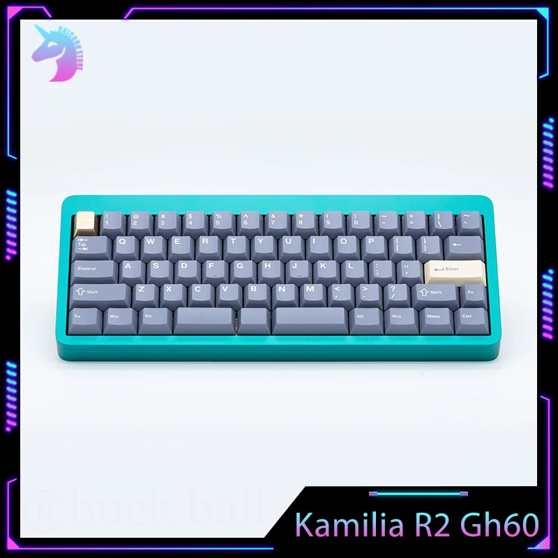 

Kamilia R2 Gh60 Mechanical Keyboard Bluetooth Keyboard Wk/Wkl/Hhkb Compatible With Mx /Magnetic Switch Customized Keyboards