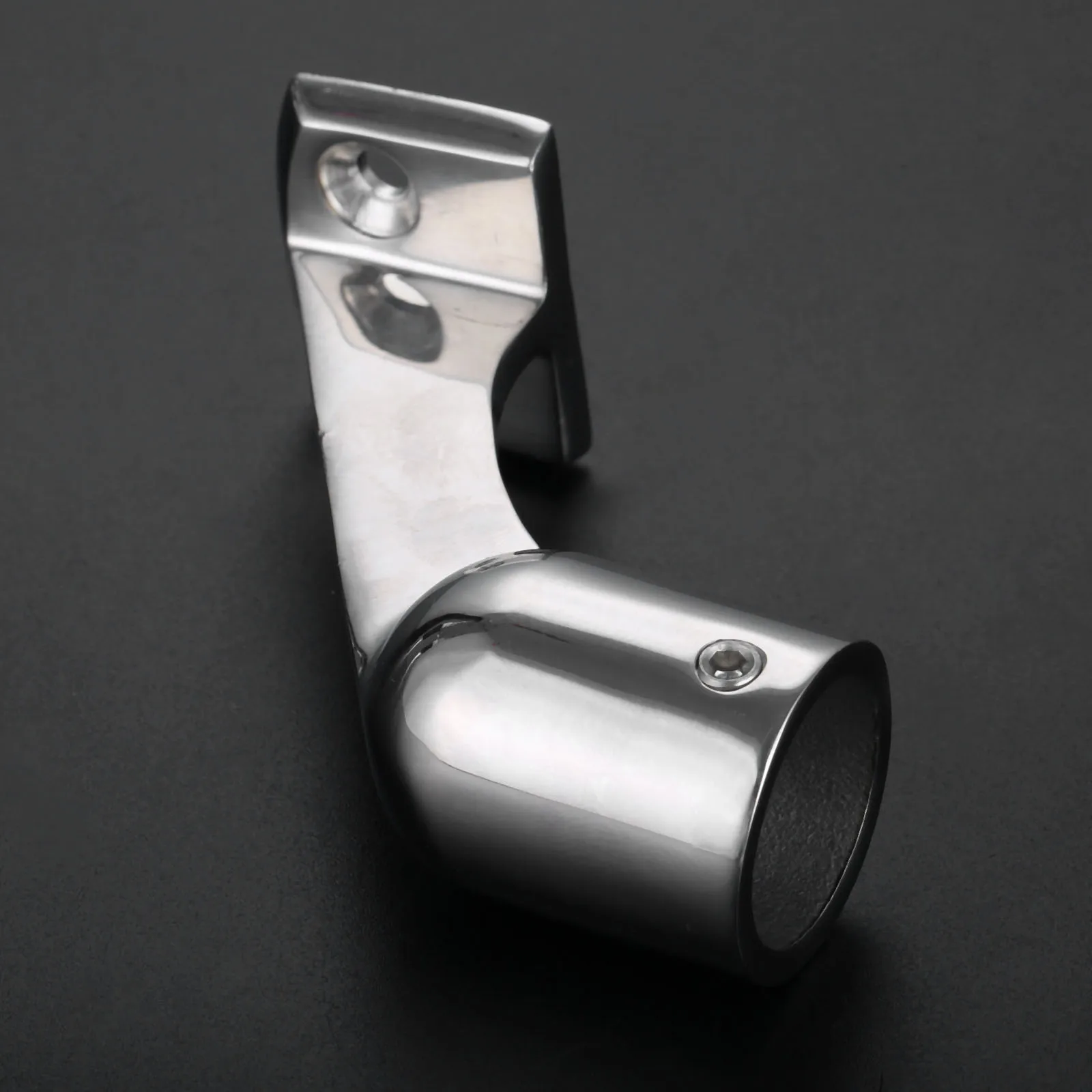 Do użytku morskiego 316 ze stali nierdzewnej statek/jachty ręczna poręcz koniec Stanchion dla 7/8 "" 22mm rury/rury łodzie wiosłowe akcesoria — zdjęcie 6