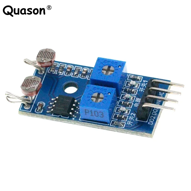 2 Channel Photosensor Module Photosensitive Resistor Light Detection Photosensitive Resistor Module for arduino