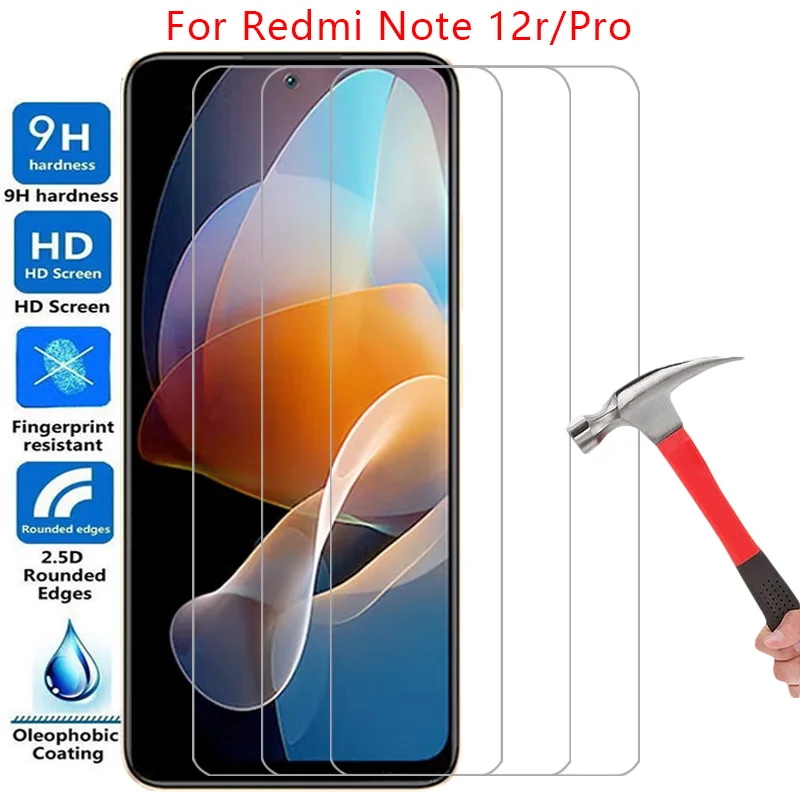 phone case for xiaomi redmi note 12r pro tempered glass note12r not 12 r r12 12rpro 5g back cover xiomi xaomi red mi readmi remi