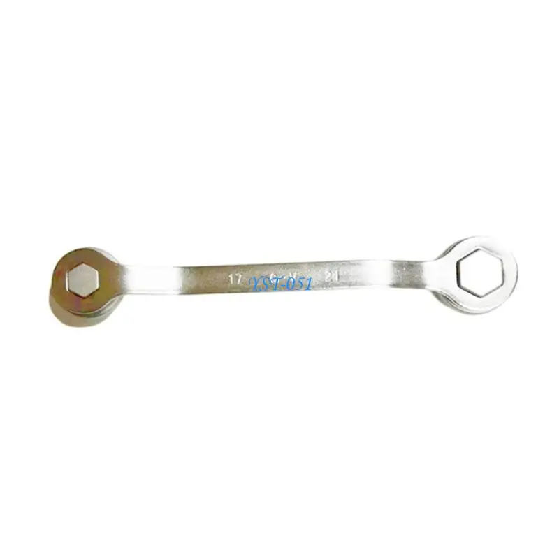 

E15A Double Headed Hexagonal Wrench Spanner for Motorbike Oil Drain Screw Repair Tool
