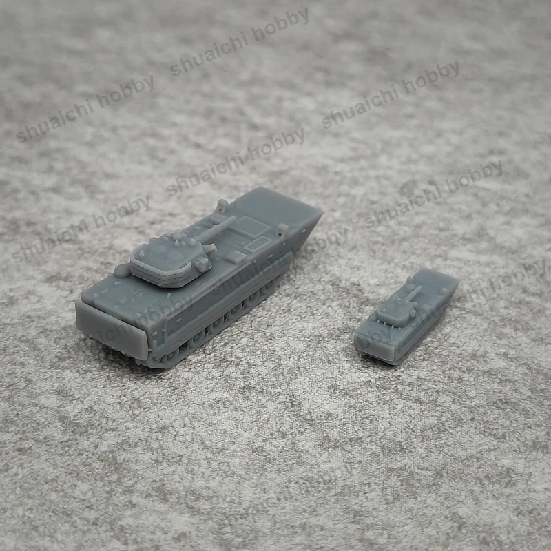 5PCS ZBD-05 Amphibious Infantry Fighting Vehicle Uncolored Model Tracked Armored Tank Length 1.33/2.66cm Handmade Mould Toys