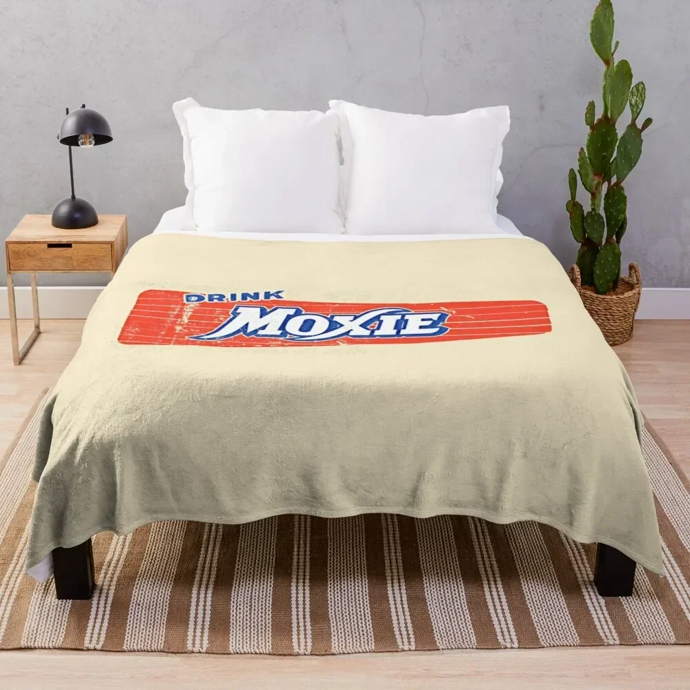 Drink Moxie Throw Blanket Bed covers Hair Luxury Designer Blankets