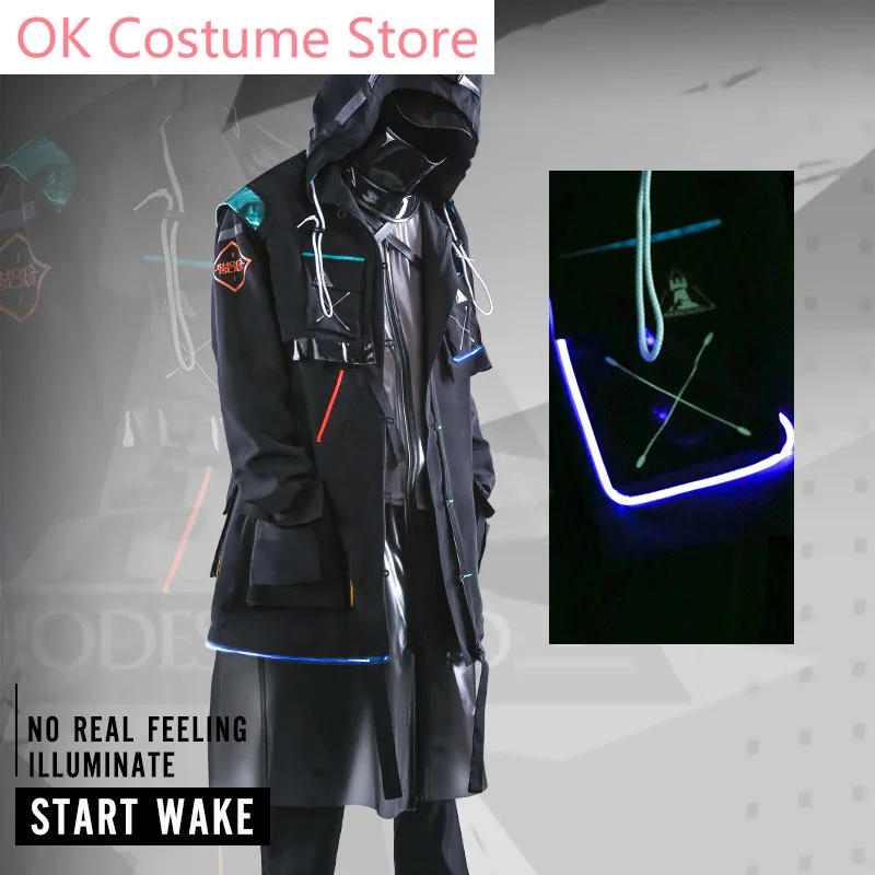 Anime! Arknights Doctor RHODES ISLAND Technology Sense Suit Handsome Uniform Cosplay Costume Halloween Outfit Men