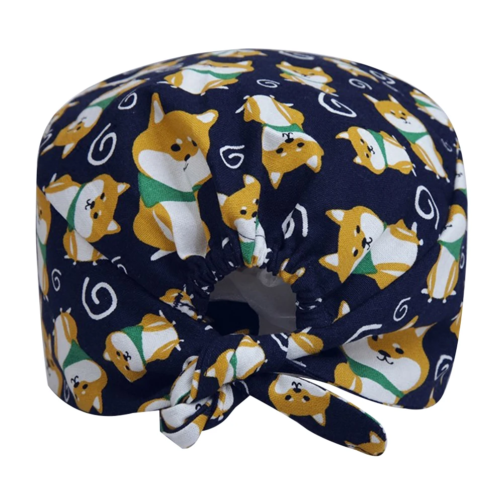 

cotton doctor cap printed doctor hat nurse cap working cap nurse hat