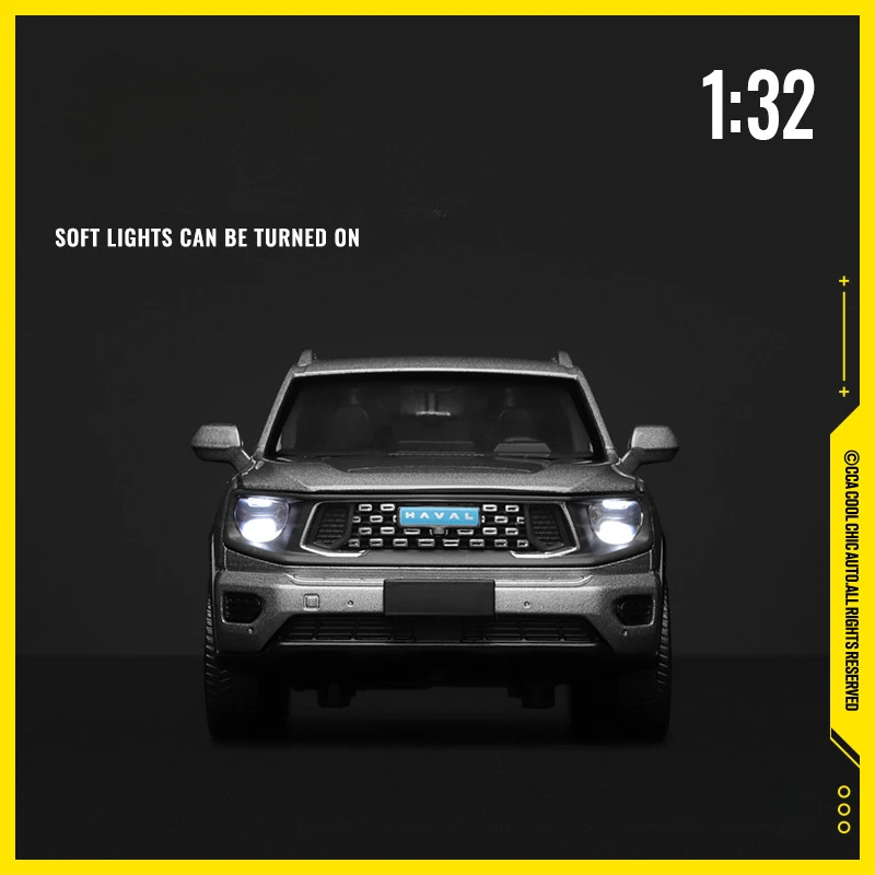 CCA 1:32 هافال B16 الجيل الثاني دارجو سبيكة سيارة نموذج الصوت والضوء التراجع محاكاة نموذج سيارة لعبة الأطفال الصبي هدية #4