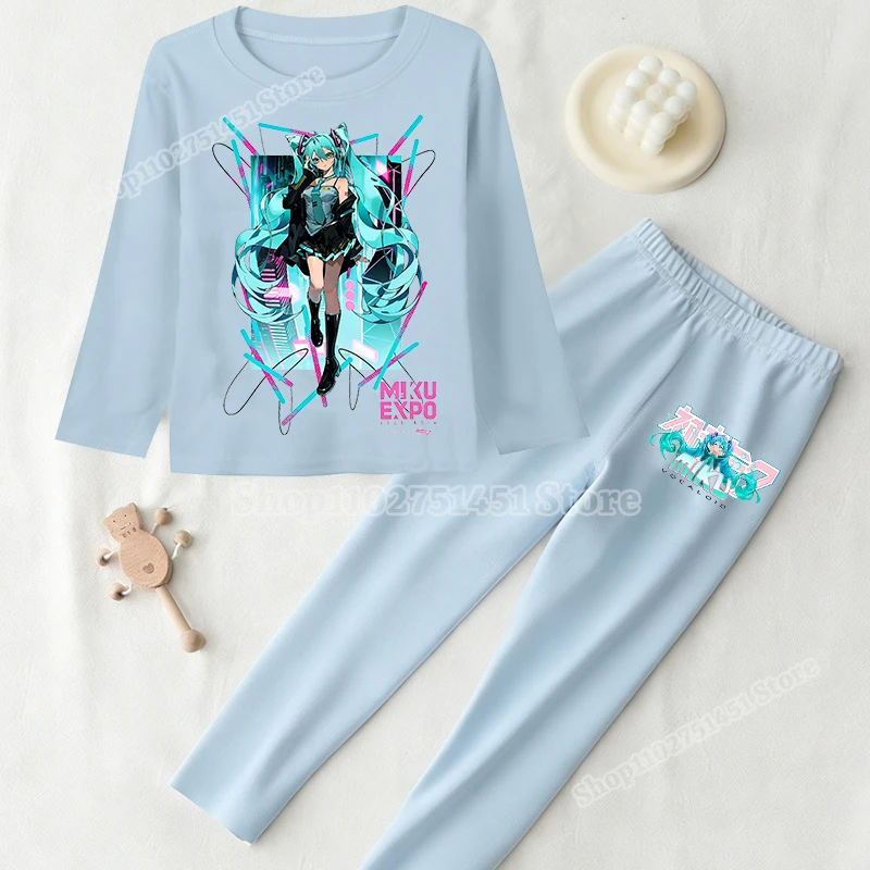 Милые-детские-пижамные-комплекты-hatsune-miku-кавайная-одежда-для-сна-топы-и-брюки-детская-одежда-одежда-с-длинными-рукавами-теплая-одежда-из-дралона