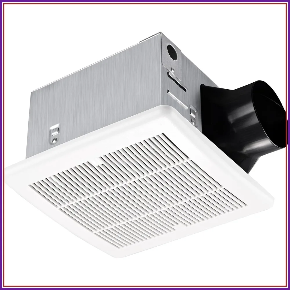 

Super Quiet 110 CFM Bathroom Exhaust Fan with Humidity Sensor, No Attic Access Needed Installation