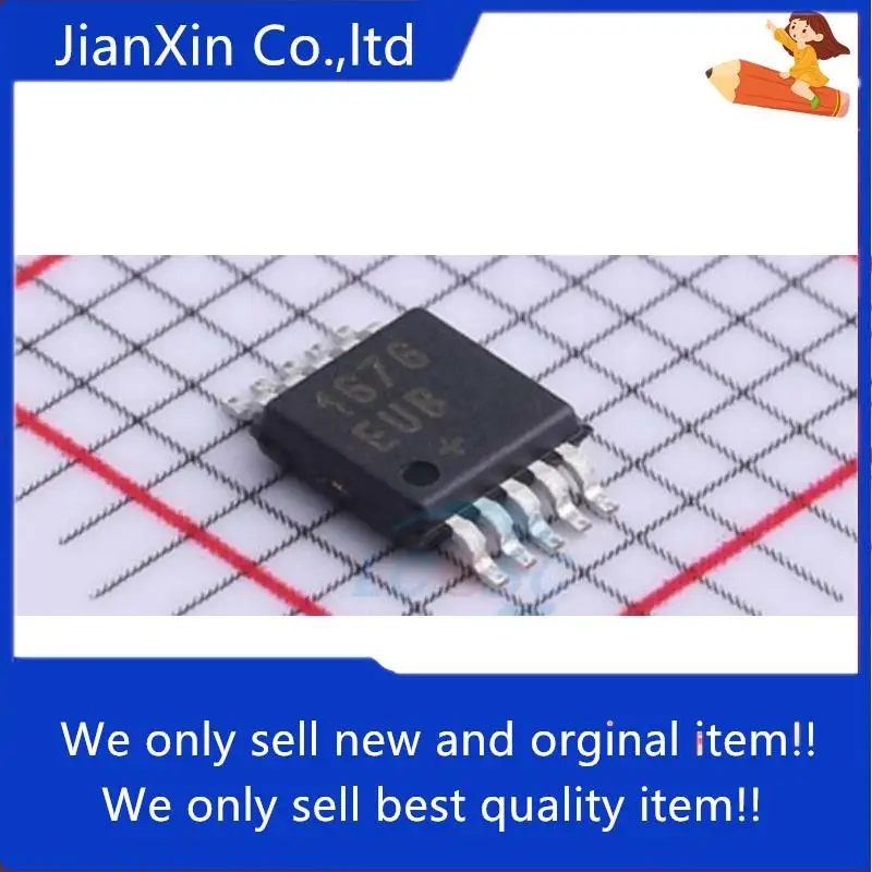 20pcs 100% orginal new  MAX1676EUB+T MSOP-8 SMD Switching Regulator