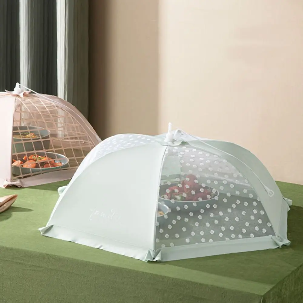 Anti Fly Foldable Food Covers Kitchen Gadgets Pop-Up Anti Mosquito Table Covers Lace Umbrella Style Vegetable Cover Picnic