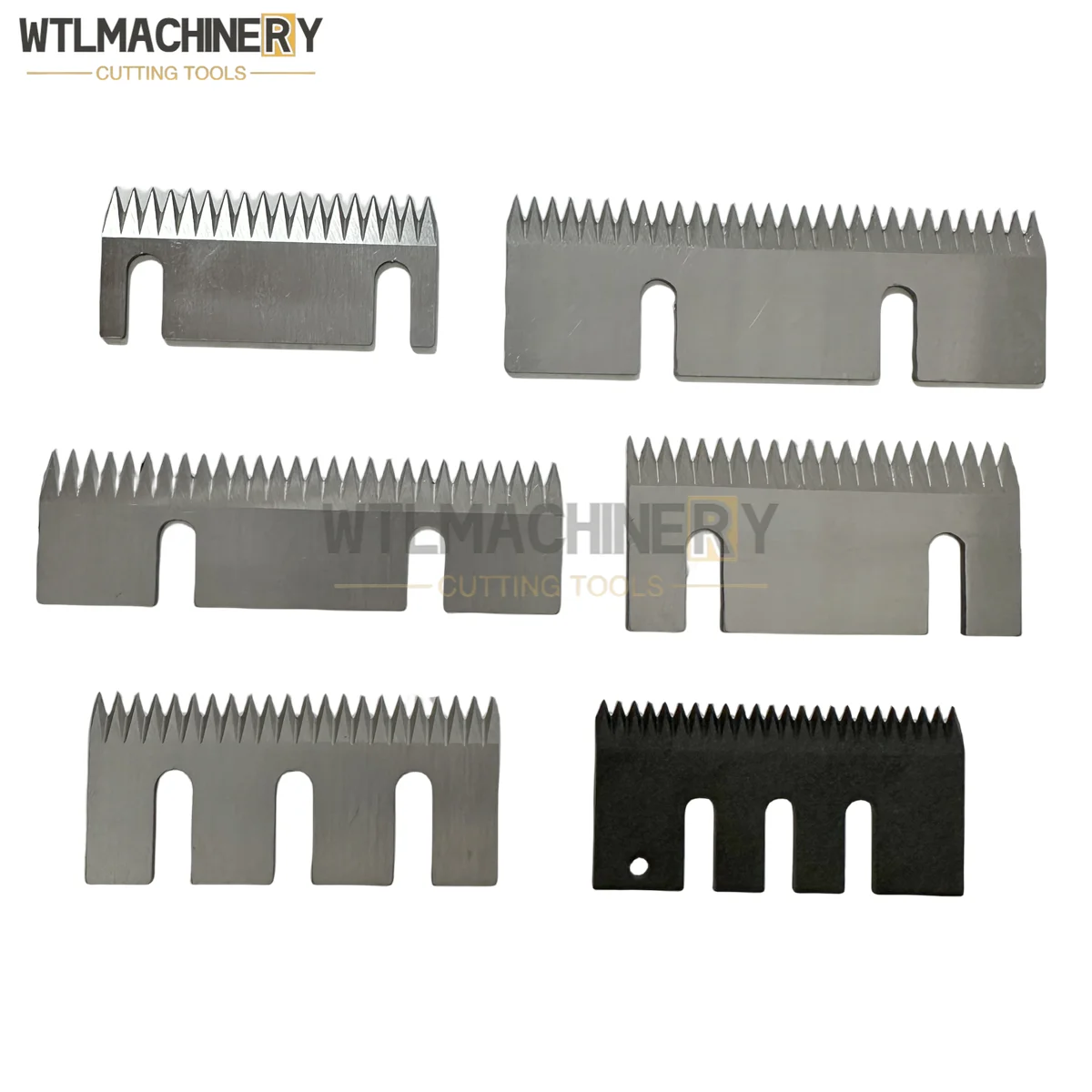 Imagem -04 - Hss Carton Sealer Tooth Blade Filme de Fita Adesiva Semi-automática Vedação de Facas Máquina de Embalagem Lâminas Serrilhadas 10 Pcs