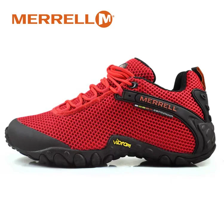 Merrel-Zapatillas deportivas de malla para hombre y mujer, zapatos transpirables para deportes al aire libre, senderismo, montañismo, escalada,