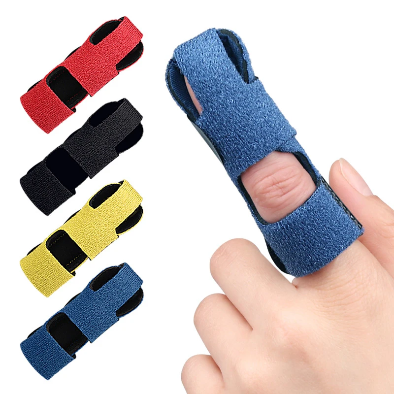 Finger Fixing Splint Straighten Brace Adjustable Pain Relief Trigger Sprain Dislocation Fracture Finger Splint Corrector Support