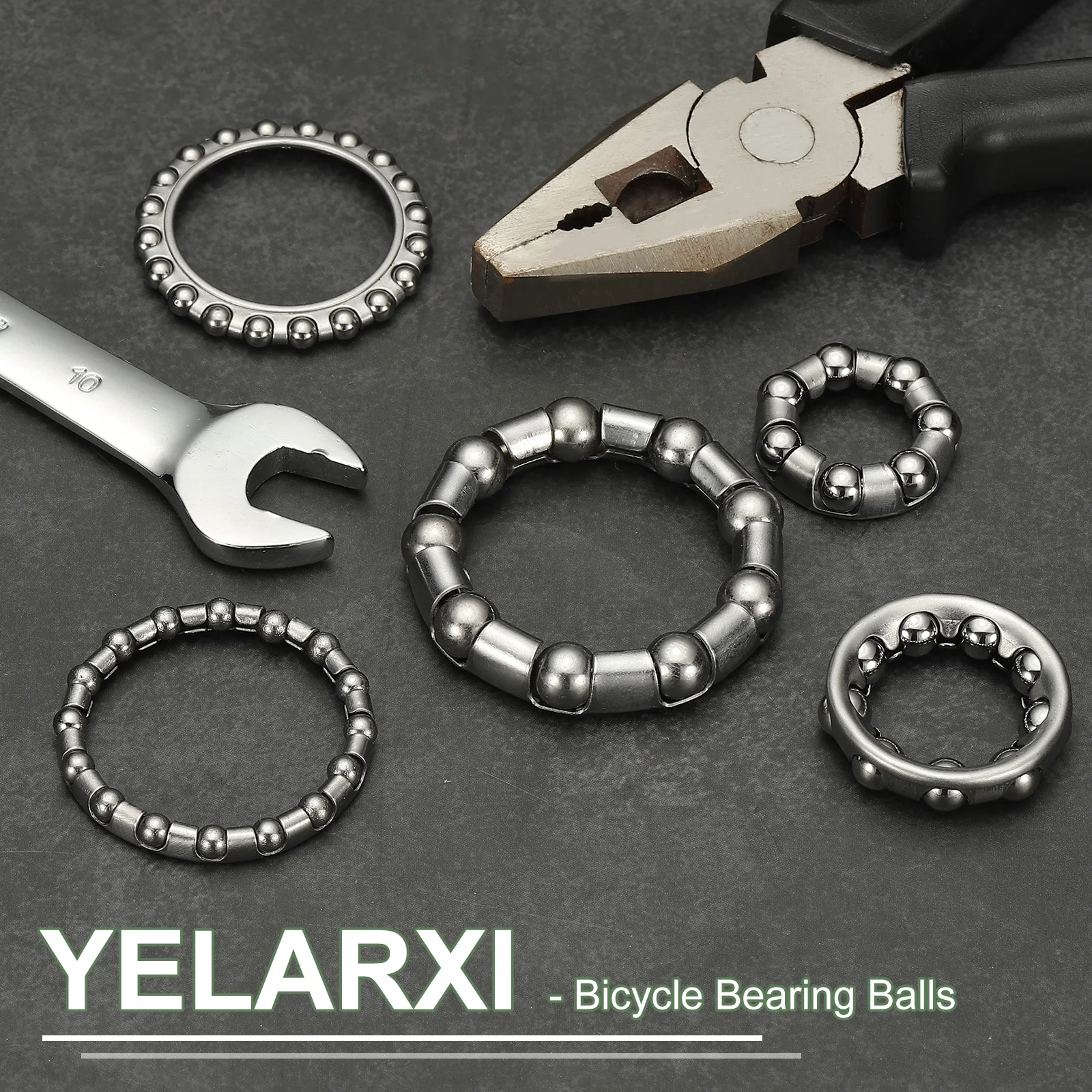 6 قطعة كرة الدراجة كرنك تحمل محامل الدراجة الفولاذ المقاوم للصدأ استبدال أجزاء الدراجة إصلاح الملحقات للدراجة الأمامية الخلفية