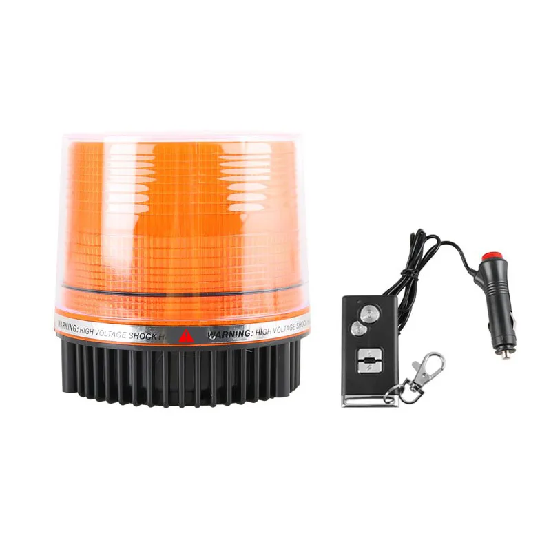 1pc Battery 24Led Strobe Light Wireless Amber Emergency Magnetic Flashing Warning Beacon For Vehicle Truck Tractor Golf 12V-30V