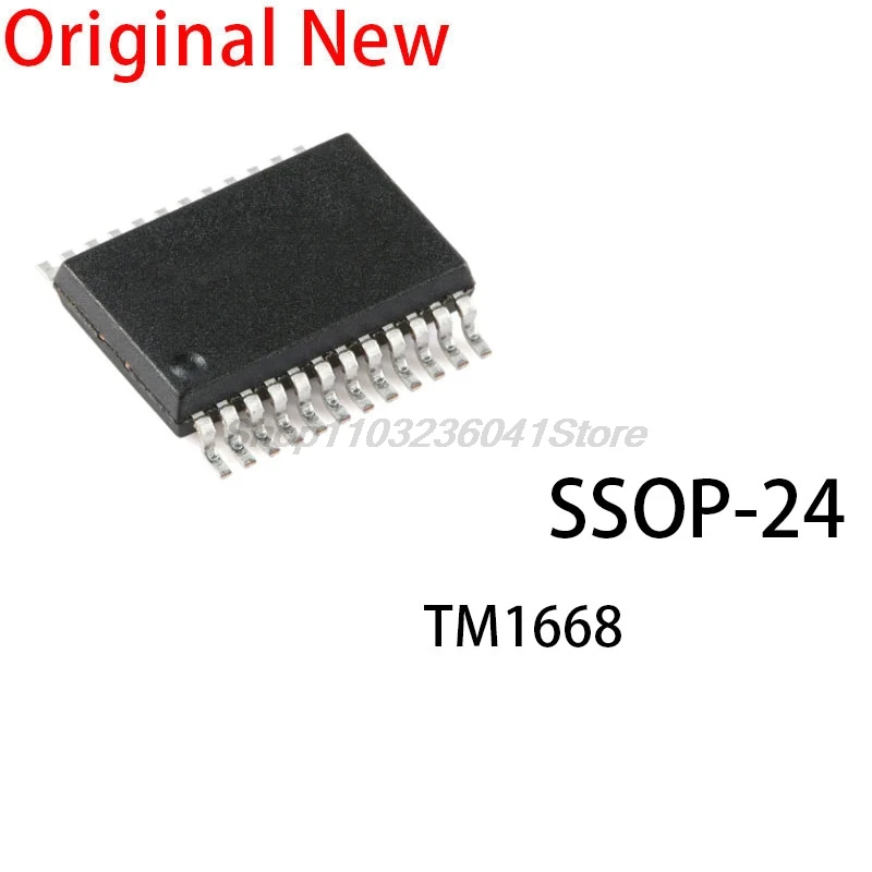 10PCS New and Original CHIP IC TM1668 SSOP24 TM1668 SMD TM1621D TM1624 TM1639 TM1722 SOP24 Display Driver Control Chip