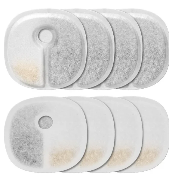 A73U Cat Water Fountain Filters for  Automatic Pet Fountain Replacement Filters 8PCS