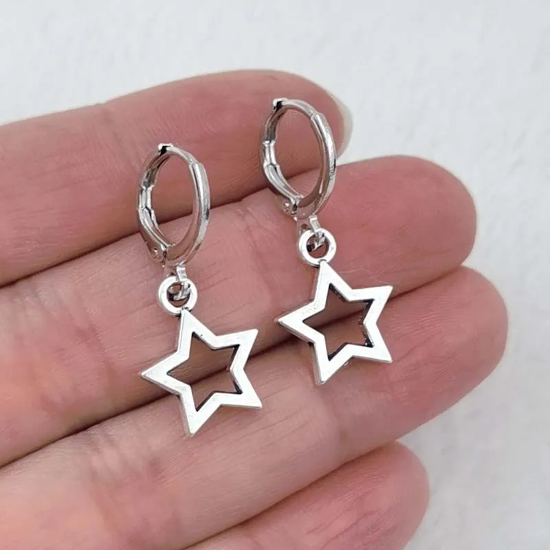 New Creative Mini Star Earrings Fashion Tremella Earrings Gifts For Women Gift Holiday Jewelry Cute Mini Little Star Earrings image 5
