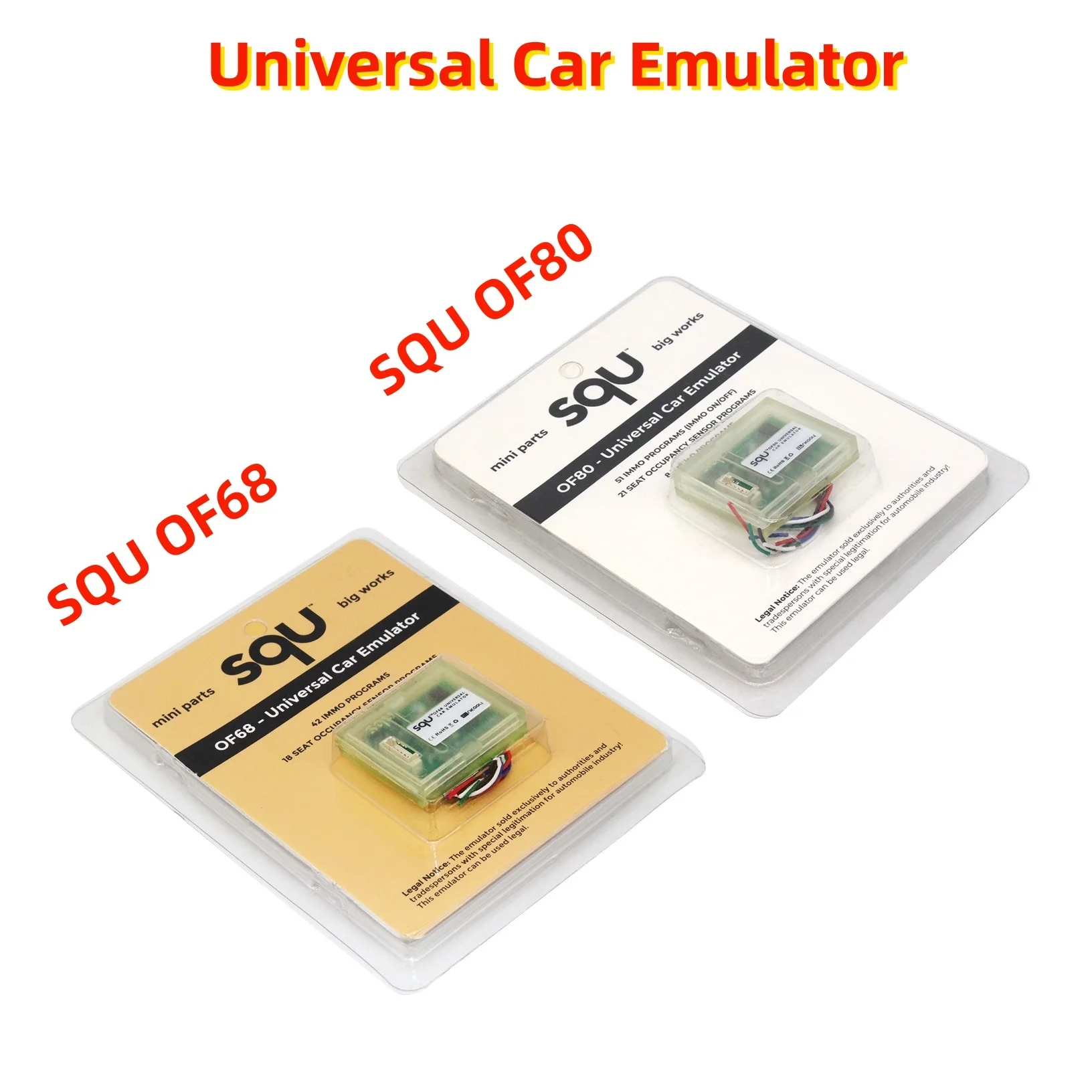 Universal Car Emulator SQU OF68 OF80 Signal Reset Immo off Seat Occupancy Sensor Tacho Programming Diagnostic Tool