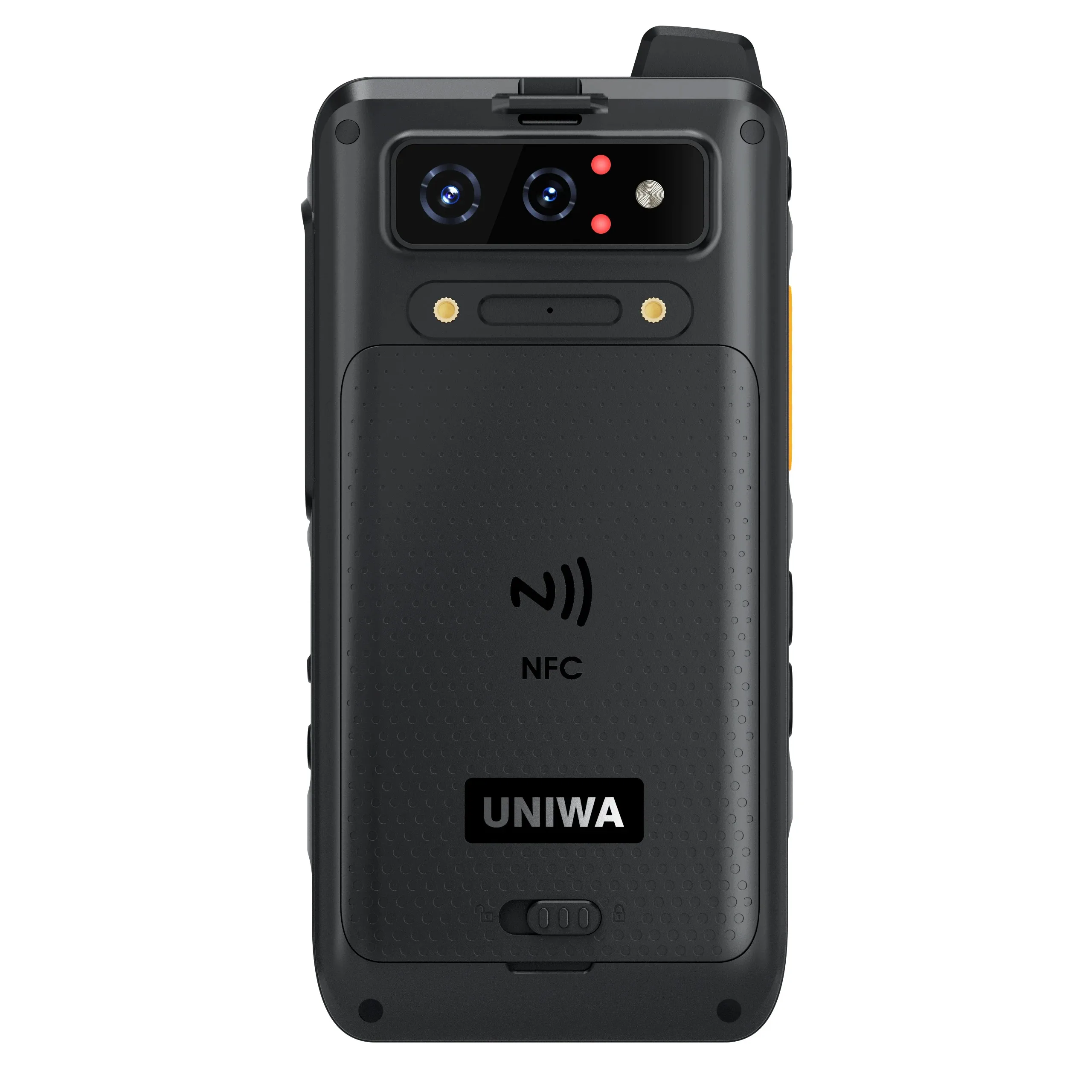 UNIWA F400 PoC Walkie Talkie Zello IP65 Smartphone Android 15 4350mAh 4.0 Inch 4G Global Range Walkie Talkie NFC