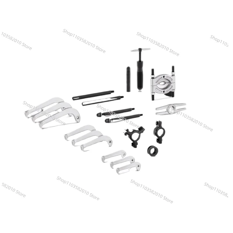 22Pcs Professional Auto Repair Gear Puller and Bearing Maintenance Tool Set for Efficient Vehicle Maintenance and Repair