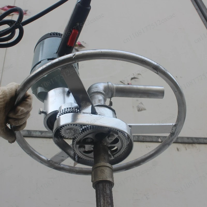 Small Convenient Water Well Drilling Rig, Manual Single Handheld Disc Drilling Rig, With 10-60m Drill Pipe