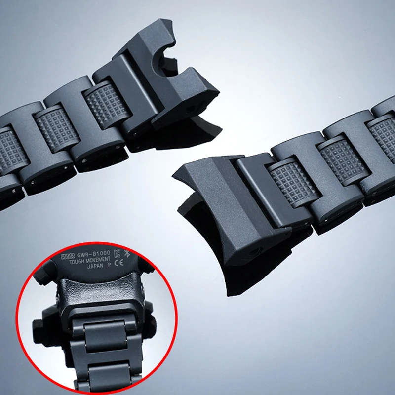 

Легкий пластиковый стальной ремешок для часов Casio Kongba 5588 GWR-B1000, модифицированный водонепроницаемый пластиковый стальной ремешок для спортивных часов.