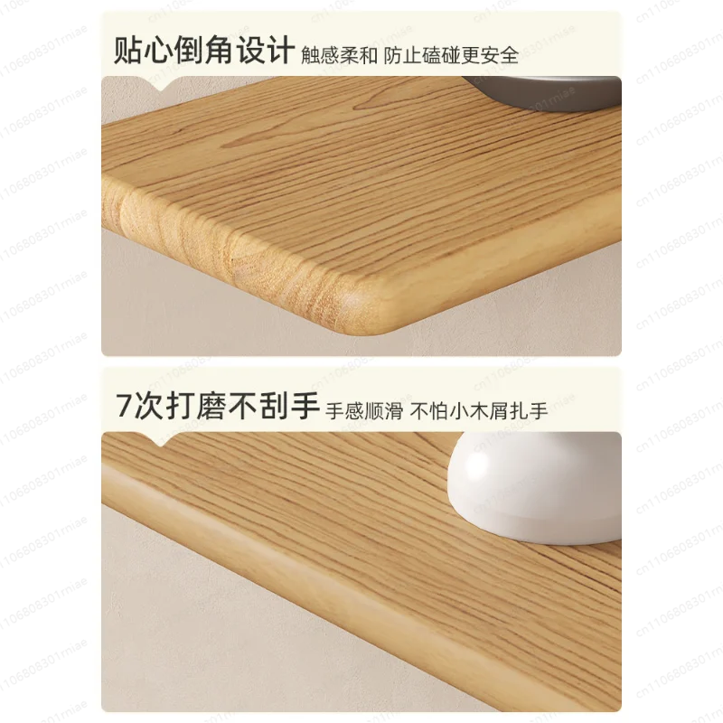 Custom laminate wall shelf wall decoration shelf bookshelf TV sofa log wind word baffle