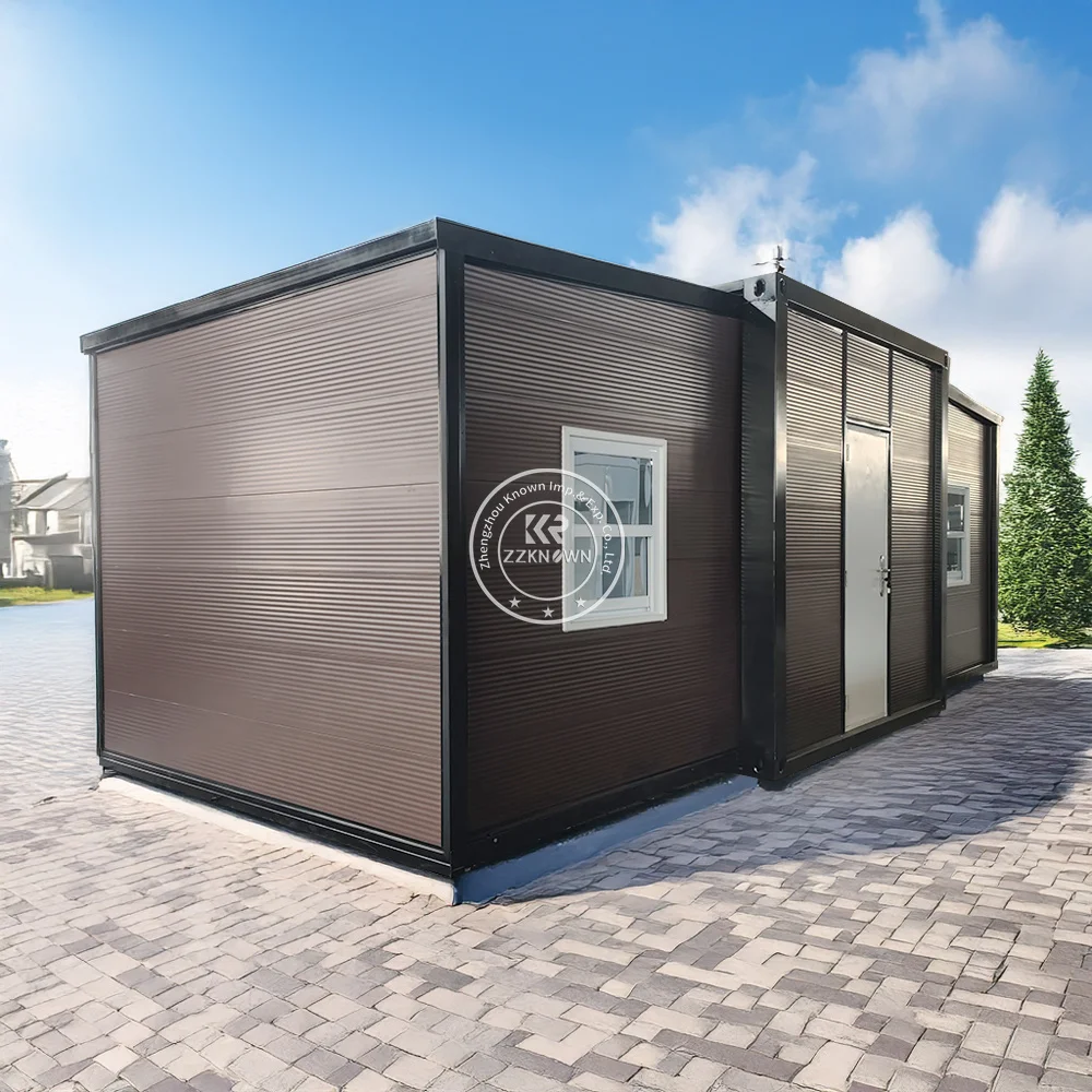2025 casa de contêiner dobrável casa de contêiner pré-fabricada modular para escritórios de canteiro de obras temporária
