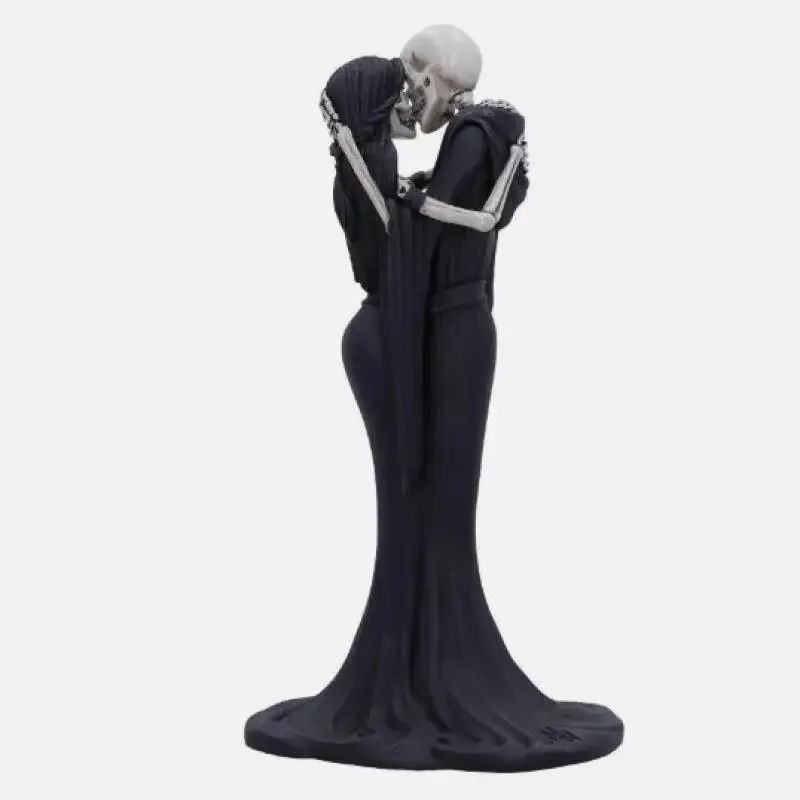 Esqueleto  Halloween, adorno  pareja, estatua  esqueleto, regalo  fiesta