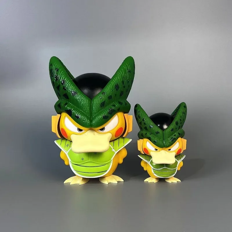 

В наличии Dragon Ball Аниме Фигурка Psyduck Косплей Cell Фигурка Статуя из ПВХ Украшение автомобиля Настольный орнамент Детские игрушки Подарки