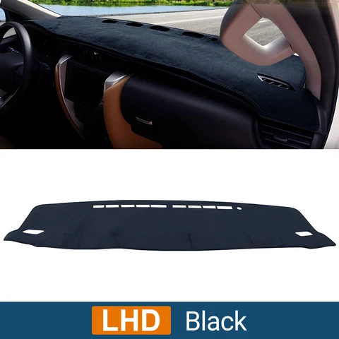 Накладка На Приборную Панель Toyota Fortuner SW4 2015-2024, Защитная, Из Фланелевого Материала, Для Интерьера Автомобиля
