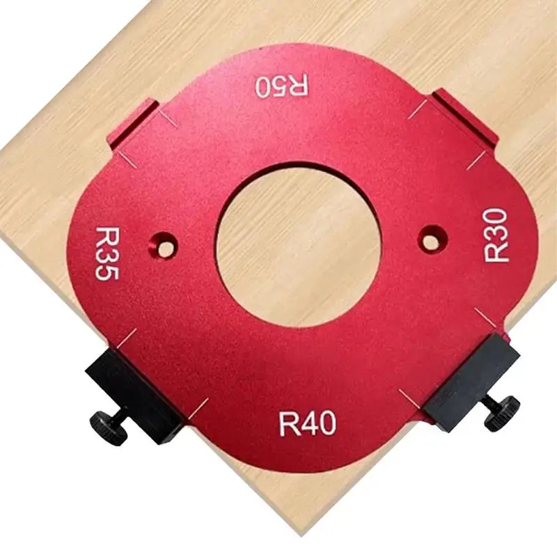 Radius Jig Router Template Radius Jig Lightweight Half Corner Radius Routing Template Safe Half Corner Routing With Removable