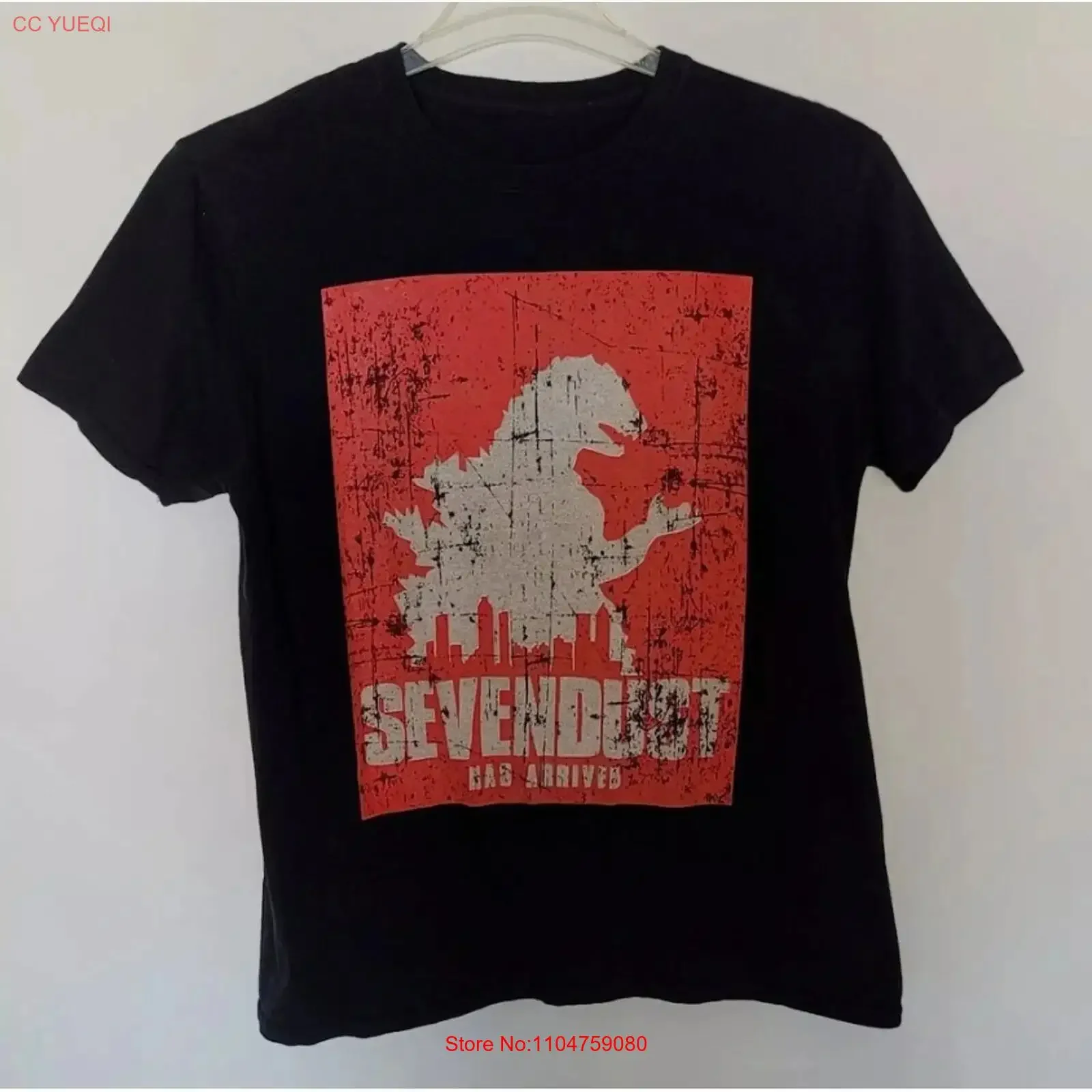 HOT NEW Sevendust Has Arrived Concert Tour T Shirt Full Size S 5XL 1side vintage Washed Soft graphic homme streetwear