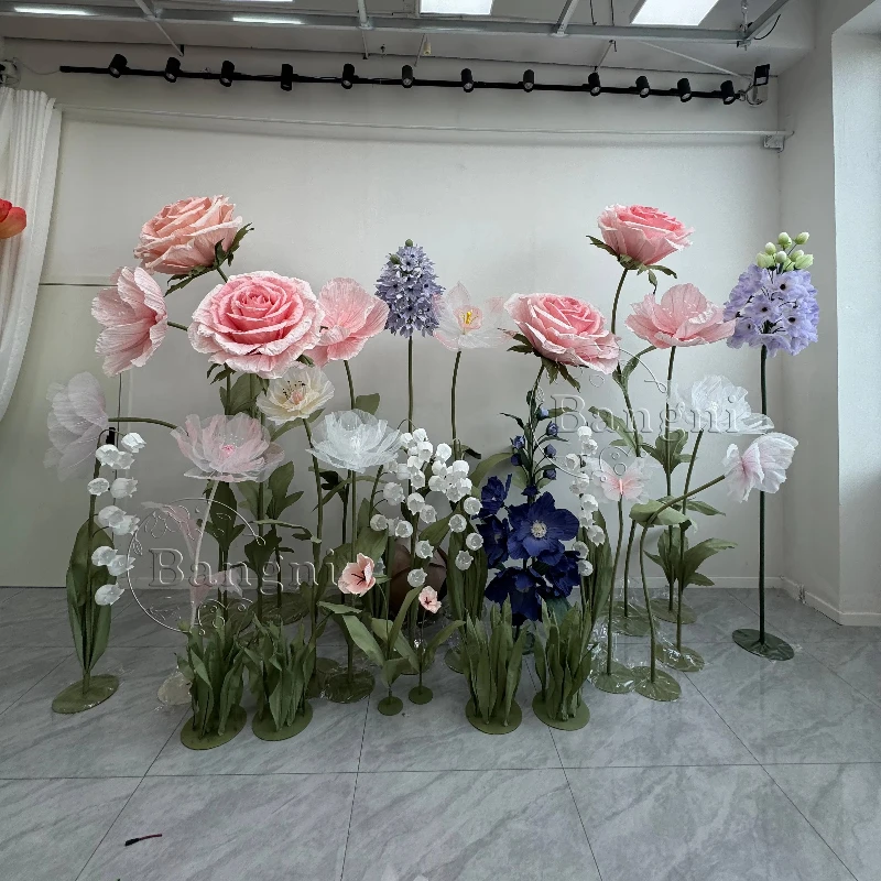 

Artificial Flower Rose Paper Flower Wedding Decoration Festival Supplies Party Shopping Mall Photography Window Display