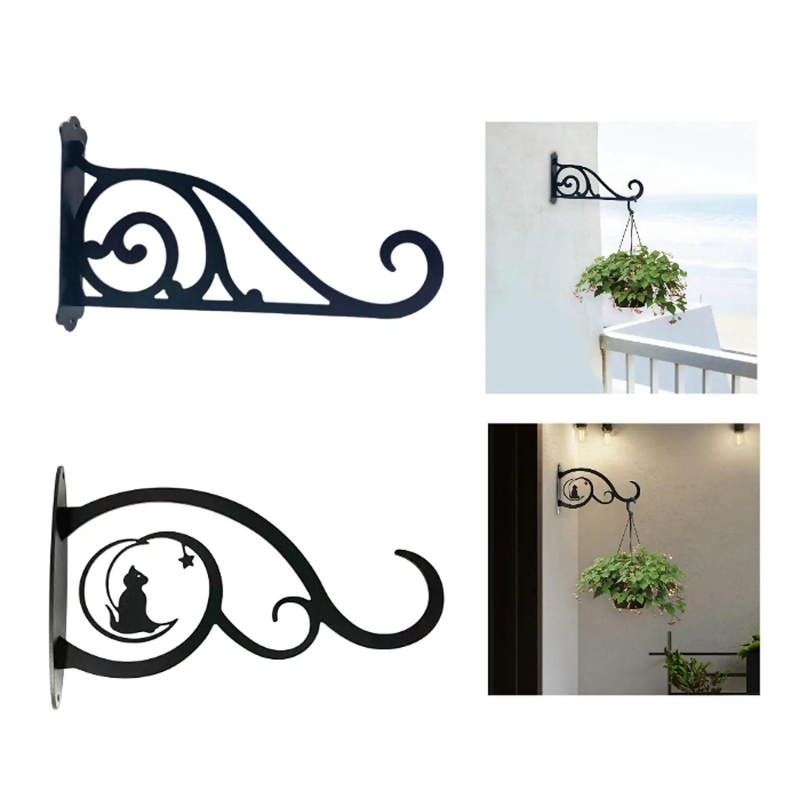 Planter Lantern Hook Patio Decoration Multipurpose Balcony Plant Hanger Hook