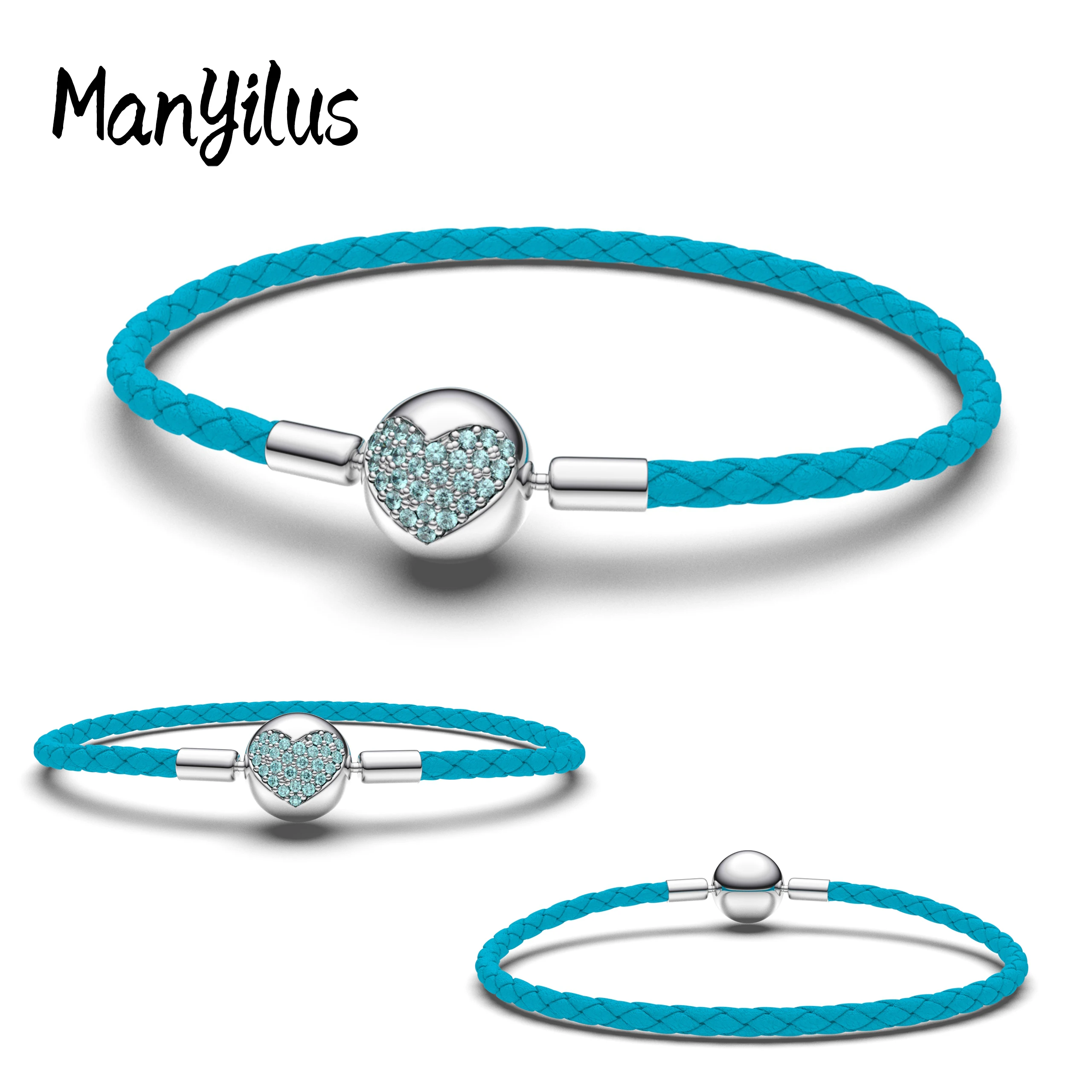 Manyilus Pulseras Bracelet Jewelry Charms Charm Braclets Bracelets Women Bracelets Silver Charms Womens Bracelet De Plata 925