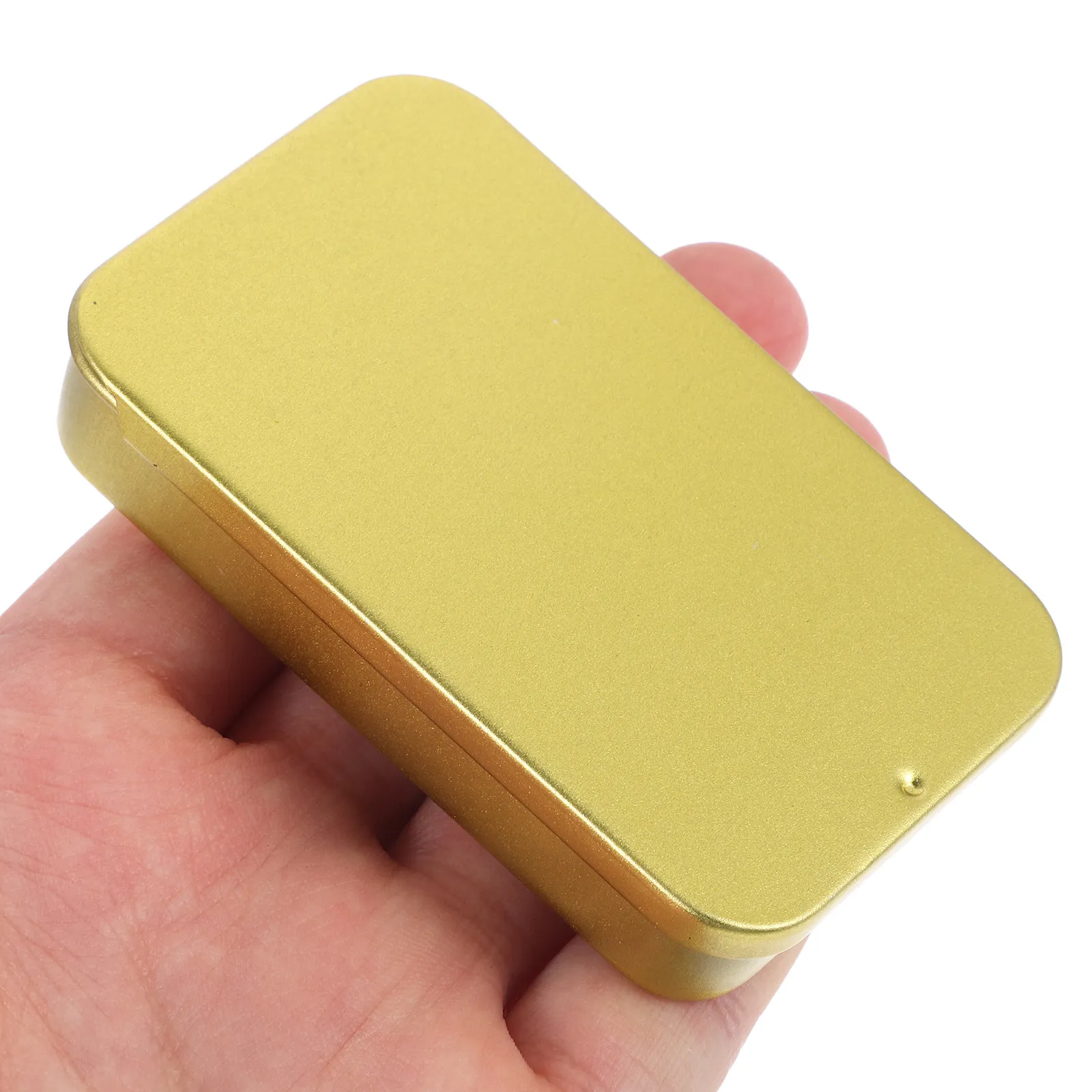 

Набор из 4 портативных жестяных коробок для хранения зубной нити, прочные держатели для ватных палочек, мини-органайзеры для дома, офиса и путешествий