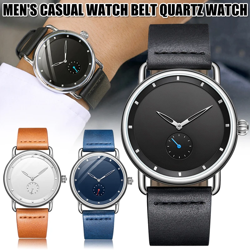 Mens Watches Minimalist Ultra Thin Fashion Dressy Wrist Watch For Men Business Casual Luxury Quartz Watch