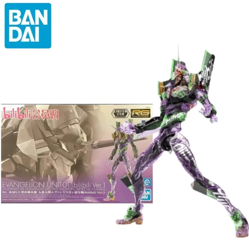 الأصلي بانداي أطقم منمذجة RG Evangelion UNIT-00 -01 -02 -03 -04 -06 -08 أنيمي ألعاب شخصيات الحركة تحصيل Modelcollect