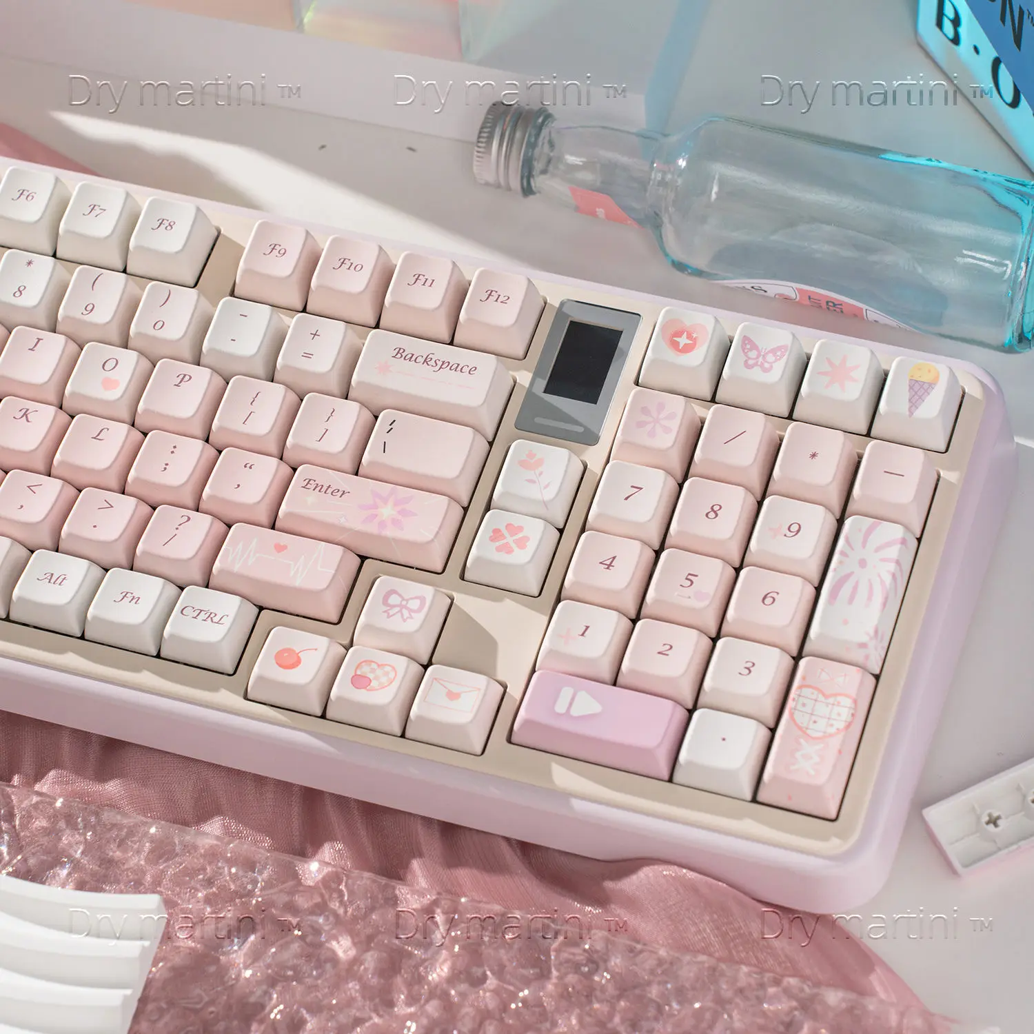 New MDA Keycap Drunk Moment Mechanical Keyboard Ball Cap Simple PBT Sublimation 61 68 75 87 98 108