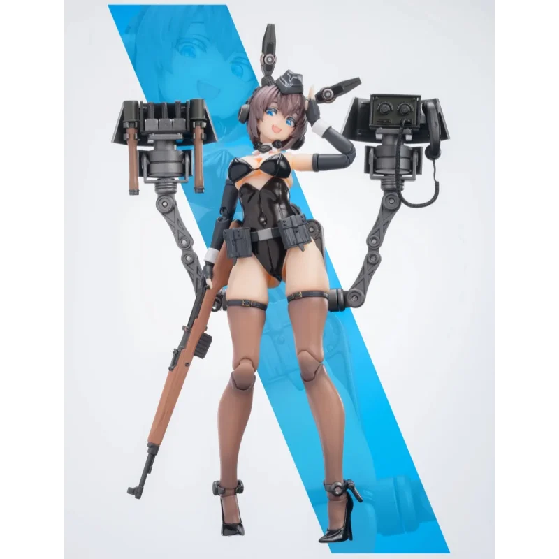 Em estoque novo caracol escudo estúdio 1/12 coelho blindado menina annelice figura articulada coleção decoração ornamento modelo brinquedo