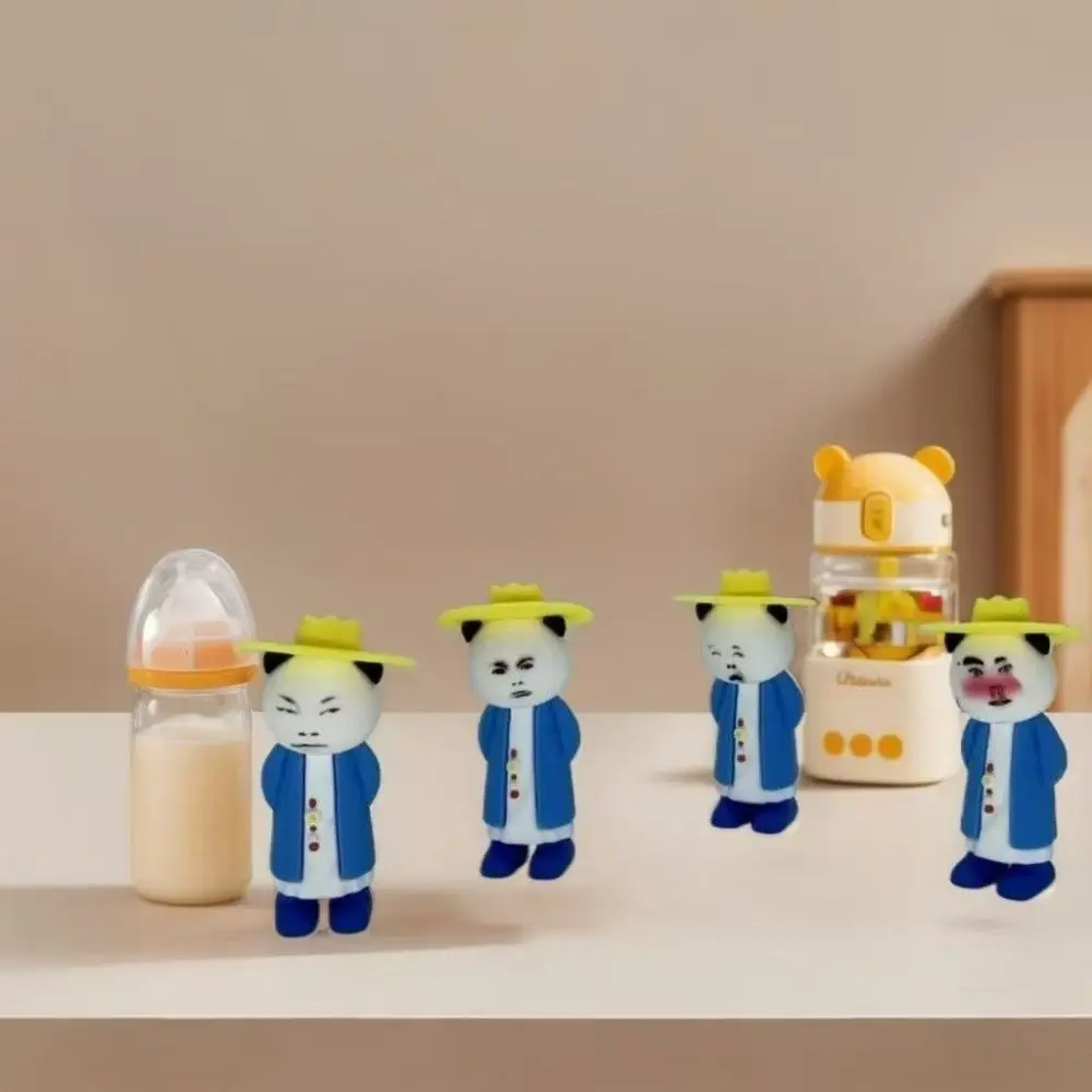 

10pcs Resin Sand Sculpture Figurine Figure Desktop Ornament Abstract Expression Miniature Good Luck Interesting Expressions